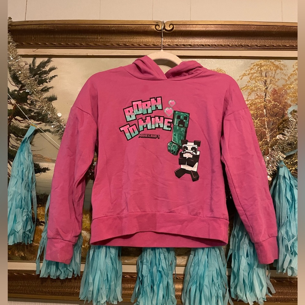 💛Minecraft Kids Hoodie Sweatshirt. Like New. Size L. 8-10y